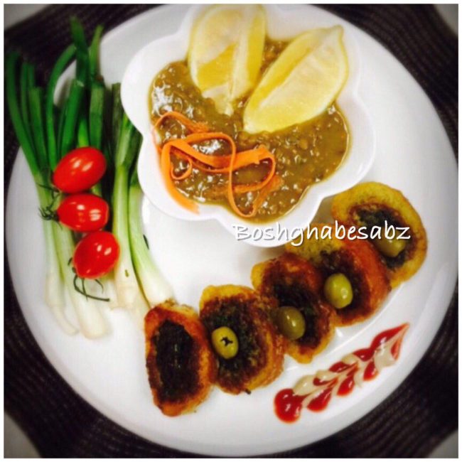 kuku sabzi کوکو-سبزی-وگن-گیاهی